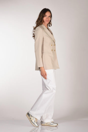 Giacca Impuntura Beige Donna - 4