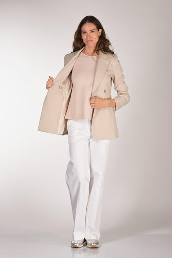 Giacca Impuntura Beige Donna - 6