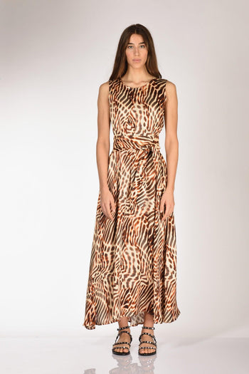 Abito Stampa Marrone/beige Donna - 2