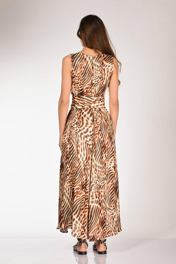 Abito Stampa Marrone/beige Donna - 5
