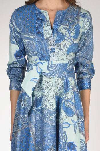 Abito Stampa Azzurro/blu Donna - 3