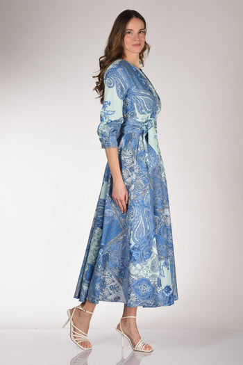 Abito Stampa Azzurro/blu Donna - 4