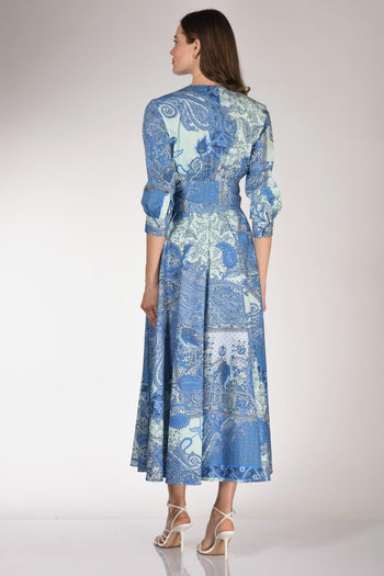 Abito Stampa Azzurro/blu Donna - 5