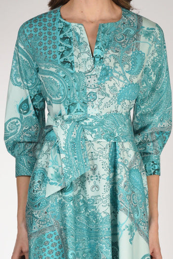 Abito Stampa Azzurro Chiaro/scuro Donna - 3