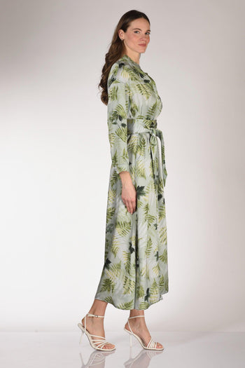 Abito Stampa Verde/bianco Donna - 4