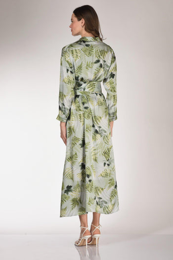 Abito Stampa Verde/bianco Donna - 5