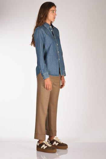 Camicia Denim Blu Jeans Donna - 4