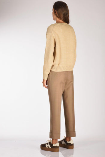 Maglia Bear Beige Donna - 5