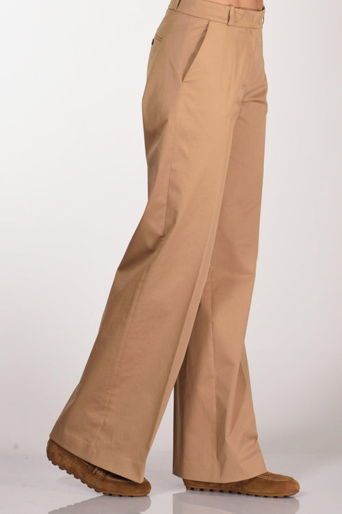 Pantalone Andrea Beige Cammello Donna