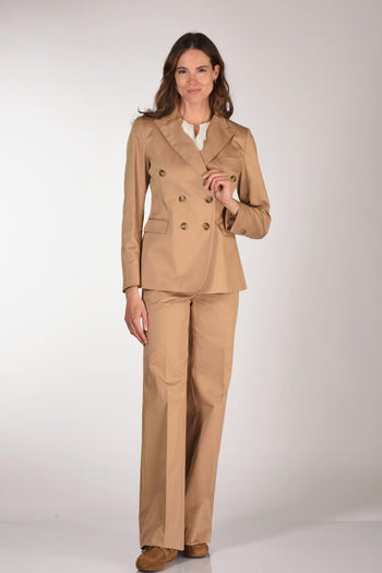 Pantalone Andrea Beige Cammello Donna - 2