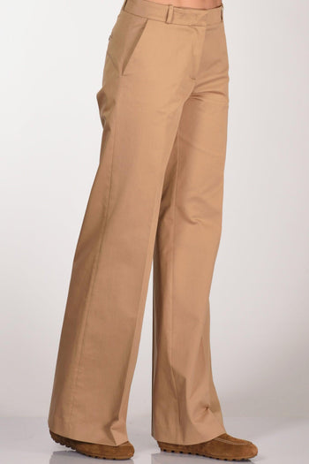 Pantalone Andrea Beige Cammello Donna - 4