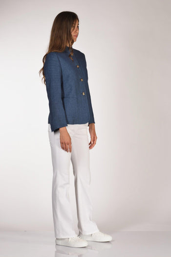 Giacca Ginevra Blu Chiaro Donna - 4