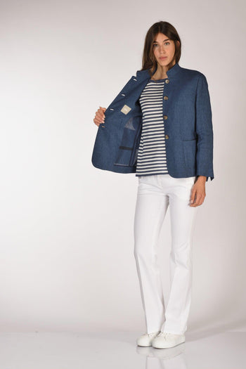 Giacca Ginevra Blu Chiaro Donna - 6
