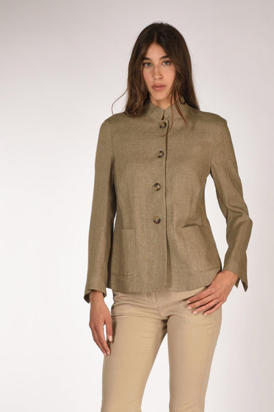 Giacca Ginevra Beige Scuro Donna