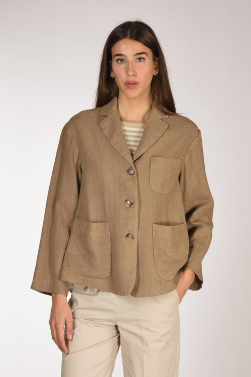 Giacca Petra Beige Scuro Donna