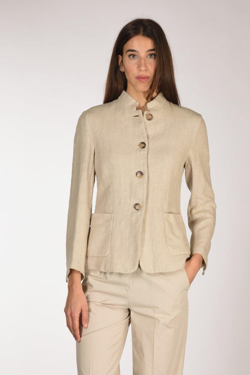 Giacca Ginevra Beige Chiaro Donna