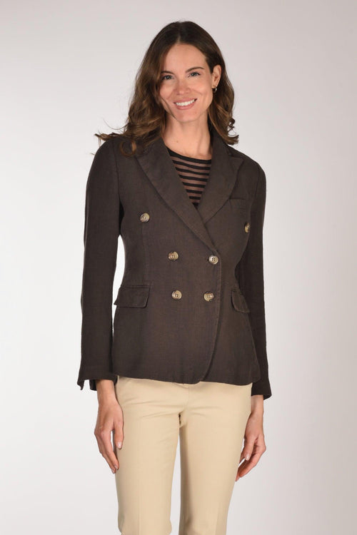 Giacca Lauren Marrone Donna