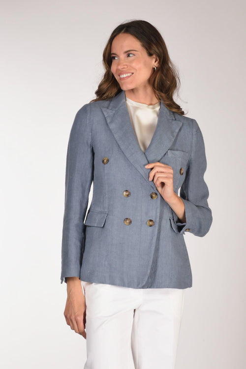 Giacca Lauren Azzurro Polvere Donna