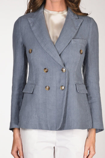 Giacca Lauren Azzurro Polvere Donna - 3