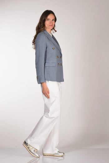 Giacca Lauren Azzurro Polvere Donna - 4