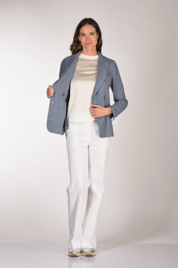 Giacca Lauren Azzurro Polvere Donna - 6