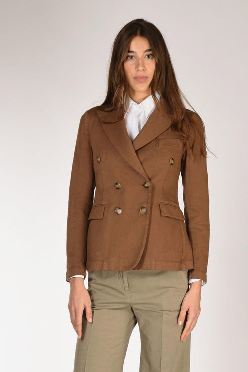 Giacca Lauren Marrone Chiaro Donna