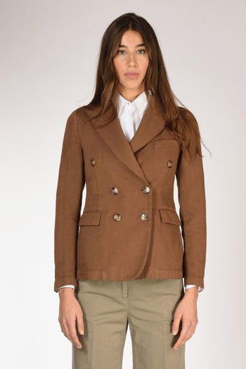 Giacca Lauren Marrone Chiaro Donna - 2