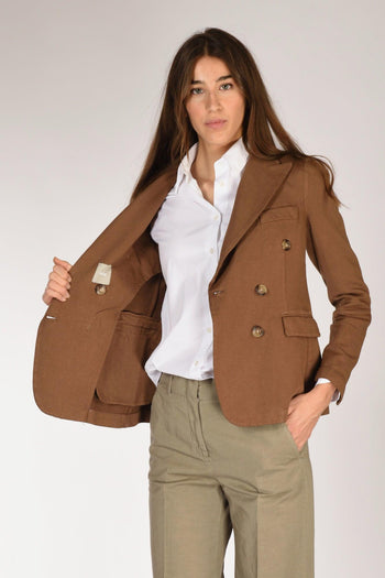 Giacca Lauren Marrone Chiaro Donna - 6