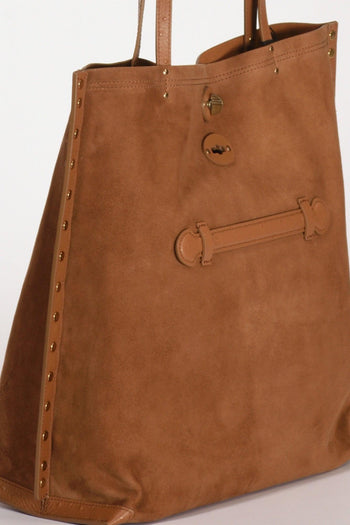 Borsa A Spasso M Beige Scuro Donna - 5