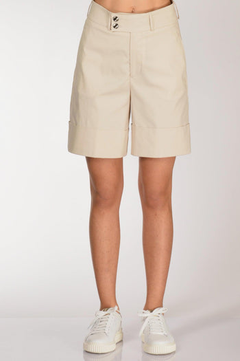 Bermuda Nadine Beige Chiaro Donna - 3