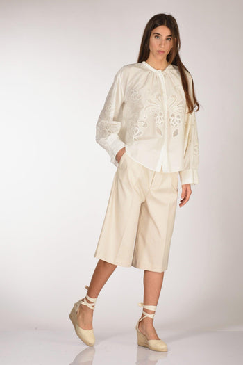 Bermuda Linda Beige Chiaro Donna - 2