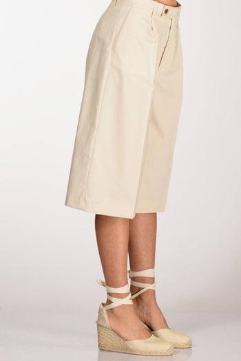 Bermuda Linda Beige Chiaro Donna - 5