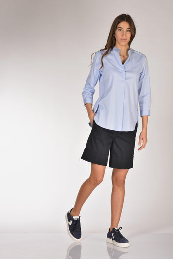 Bermuda Nadine Blu Navy Donna - 2
