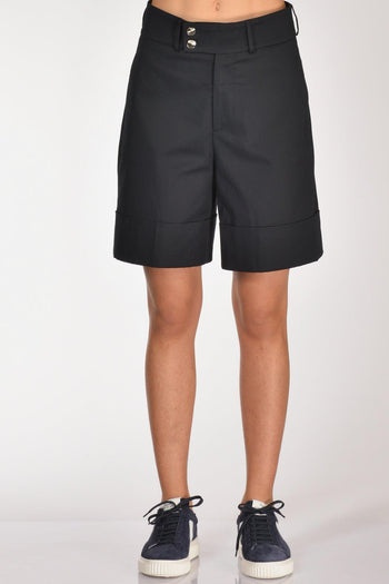 Bermuda Nadine Blu Navy Donna - 3