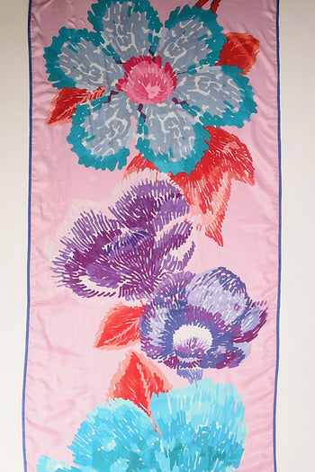 Sciarpa Stampata Rosa/multicolor Donna - 4