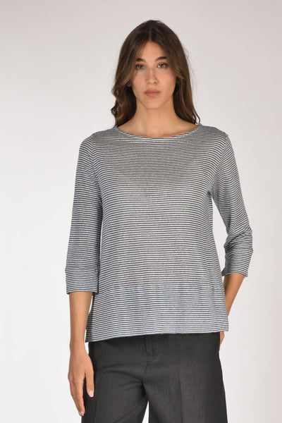 Tshirt Rigata Blu/bianco Donna