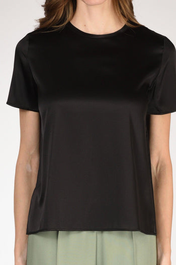 Tshirt Seta Mm Nero Donna - 3