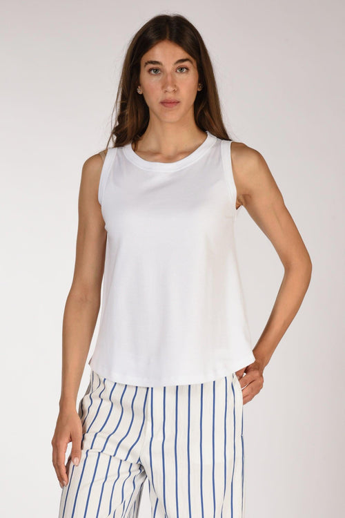Canotta Bianco Donna