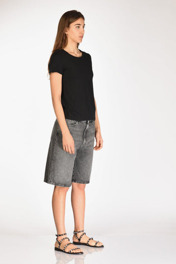 Paris Tshirt Mm Nero Donna - 3
