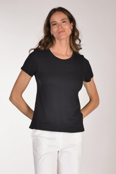 Paris Tshirt Mm Blu Navy Donna