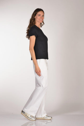 Paris Tshirt Mm Blu Navy Donna - 4
