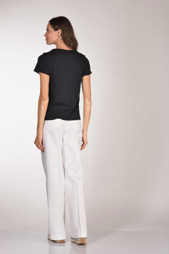 Paris Tshirt Mm Blu Navy Donna - 5