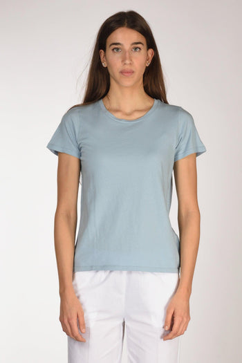 Paris Tshirt Mm Azzurro Polvere Donna - 2