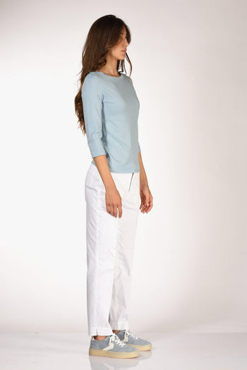 Paris Tshirt Azzurro Polvere Donna - 4