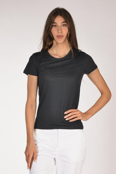 Paris Tshirt Mm Blu Navy Donna