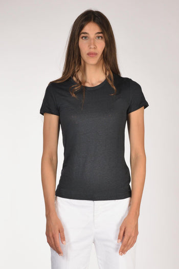 Paris Tshirt Mm Blu Navy Donna - 2