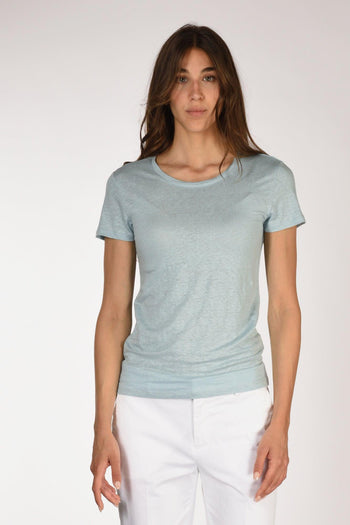 Paris Tshirt Mm Azzurro Polvere Donna - 2
