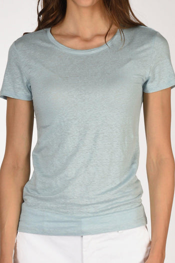 Paris Tshirt Mm Azzurro Polvere Donna - 3
