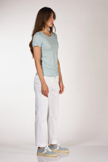 Paris Tshirt Mm Azzurro Polvere Donna - 4