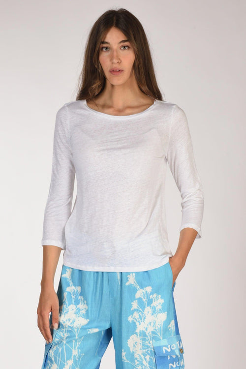 Paris Tshirt Bianco Donna
